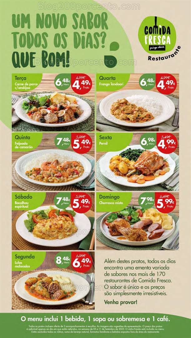 Antevisão Folheto PINGO DOCE Promoções de 5 a 11 setembro