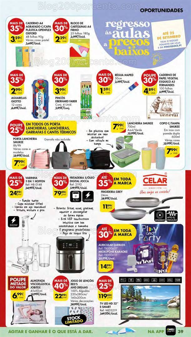 Antevisão Folheto PINGO DOCE Promoções de 5 a 11 setembro