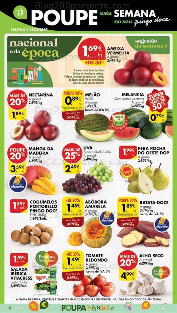 Antevisão Folheto PINGO DOCE Madeira Promoções de 5 a 11 setembro