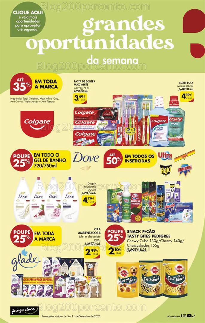 Antevisão Folheto PINGO DOCE Promoções Fim de Semana - 8 a 11 setembro