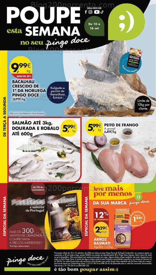 Antevisão Folheto PINGO DOCE Lojas Grandes Promoções de 10 a 16 setembro