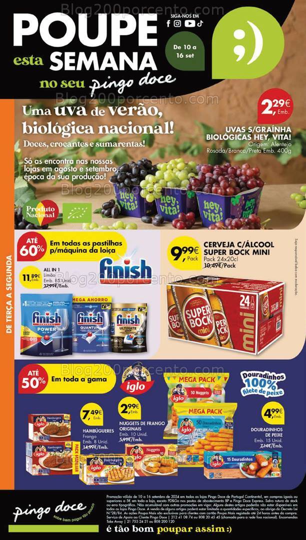 Antevisão Folheto PINGO DOCE Lojas Grandes Promoções de 10 a 16 setembro