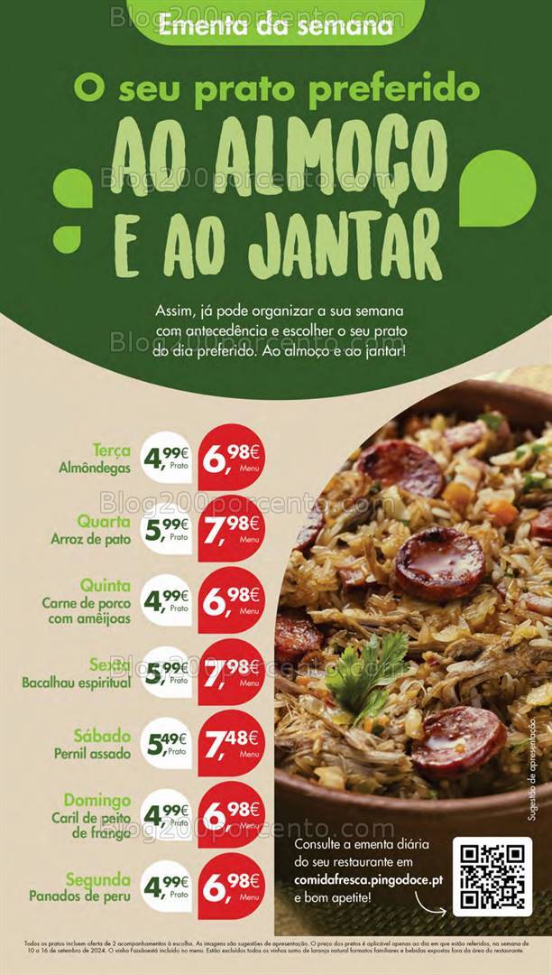 Antevisão Folheto PINGO DOCE Lojas Pequenas Promoções de 10 a 16 setembro