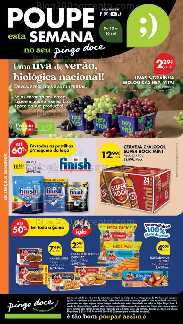 Antevisão Folheto PINGO DOCE Madeira Promoções de 10 a 16 setembro