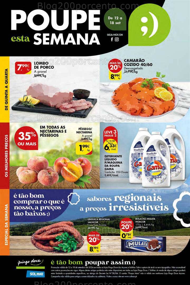Antevisão Folheto PINGO DOCE Açores Promoções de 12 a 18 setembro