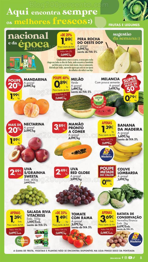 Antevisão Folheto PINGO DOCE Madeira Promoções de 12 a 18 setembro