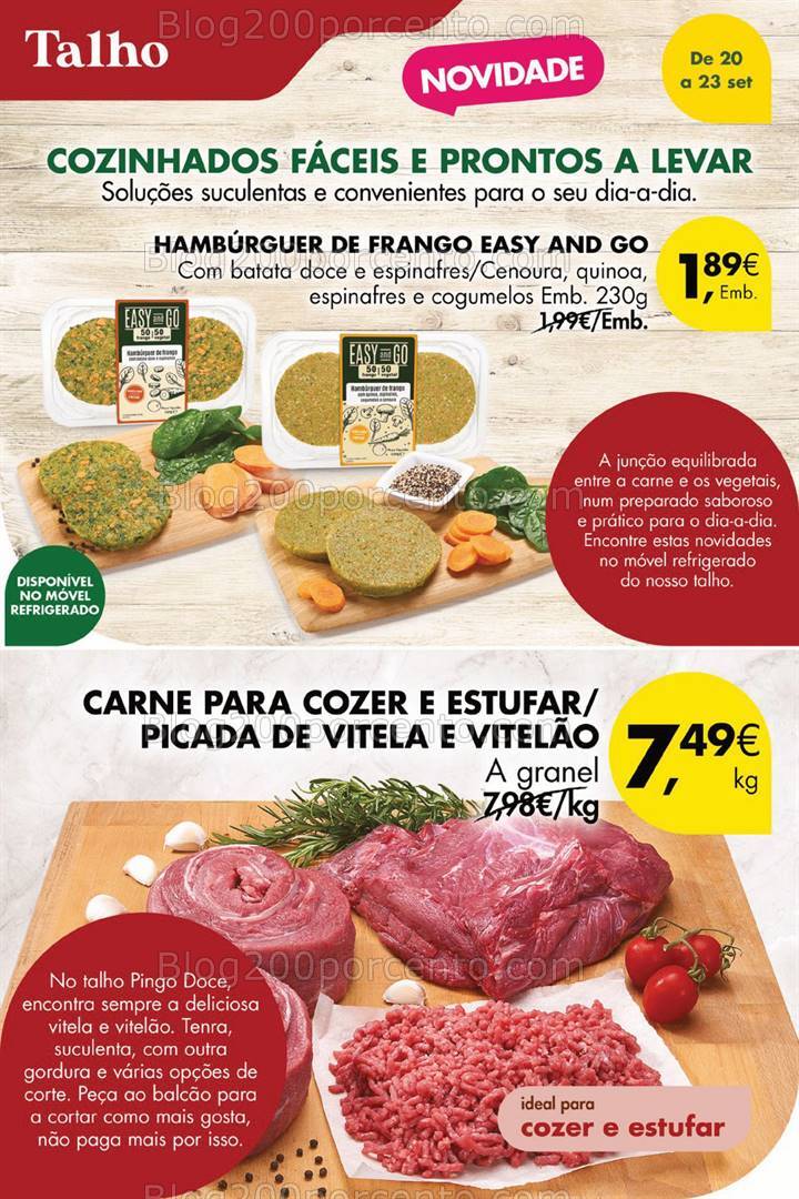 Antevisão Folheto PINGO DOCE Promoções Fim de Semana - 20 a 22 setembro