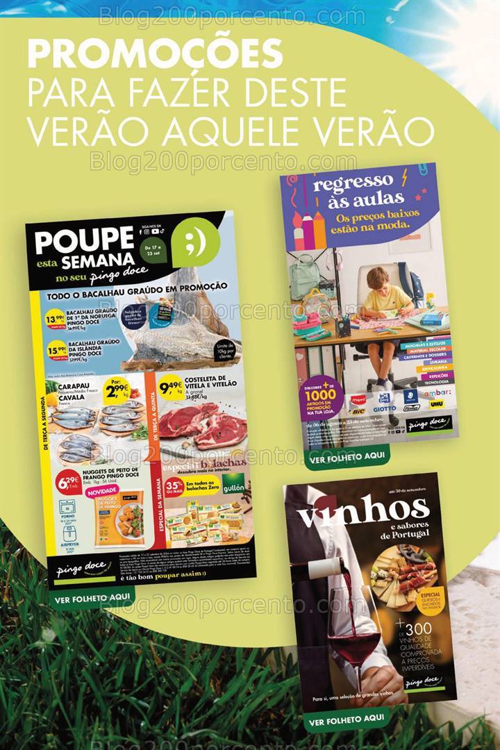 Antevisão Folheto PINGO DOCE Promoções Fim de Semana - 20 a 22 setembro