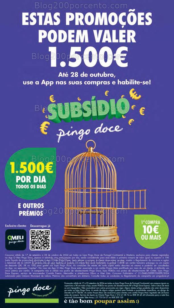 Antevisão Folheto PINGO DOCE Lojas Pequenas Promoções de 17 a 23 setembro