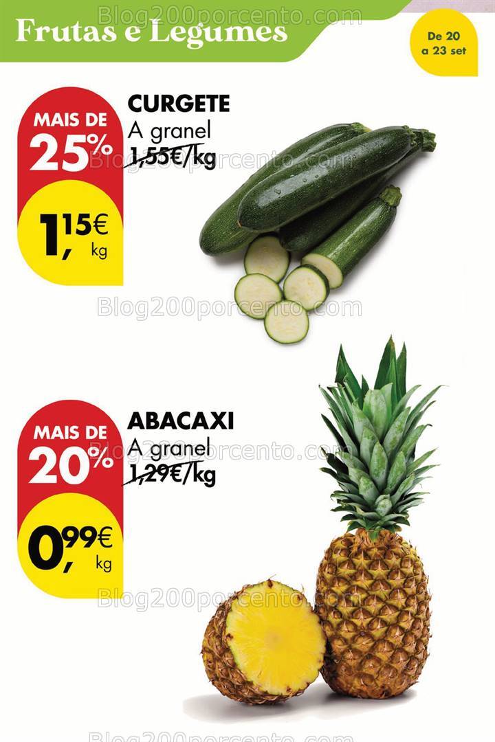 Antevisão Folheto PINGO DOCE Promoções Fim de Semana - 20 a 23 setembro