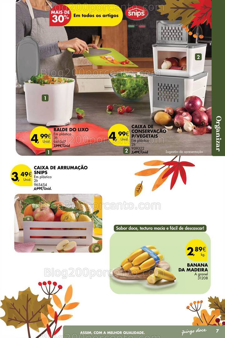Antevisão Folheto PINGO DOCE Bazar Outono Promoções de 24 setembro a 21 outubro