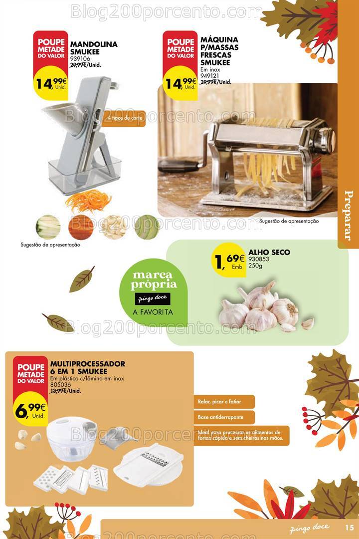 Antevisão Folheto PINGO DOCE Bazar Outono Promoções de 24 setembro a 21 outubro