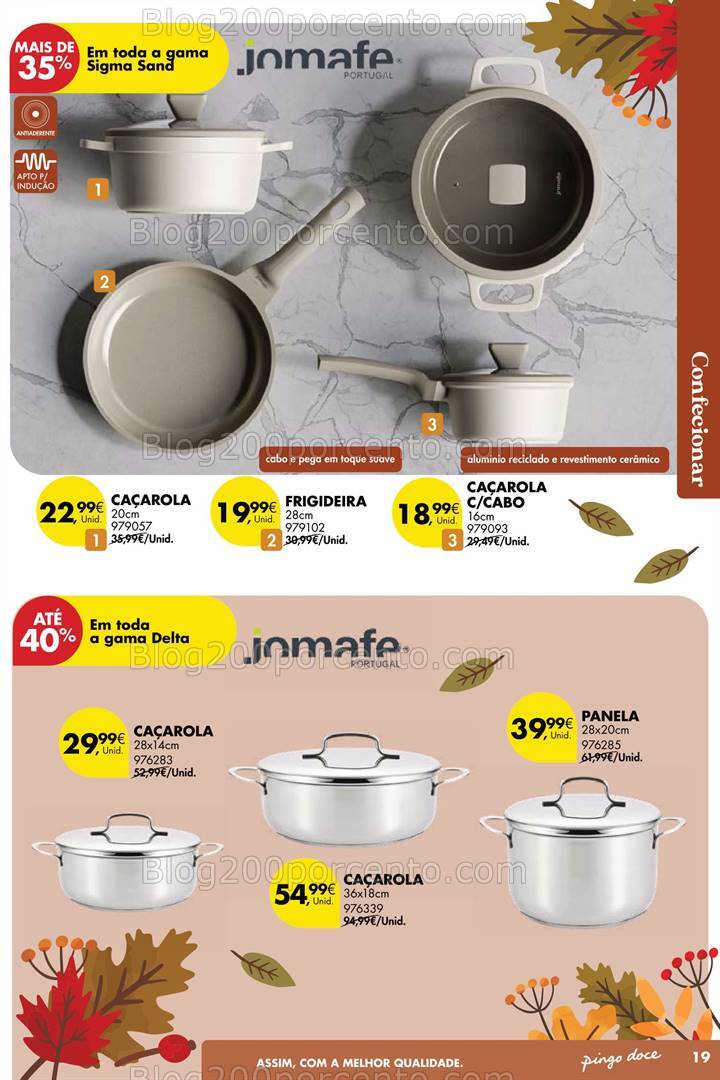 Antevisão Folheto PINGO DOCE Bazar Outono Promoções de 24 setembro a 21 outubro