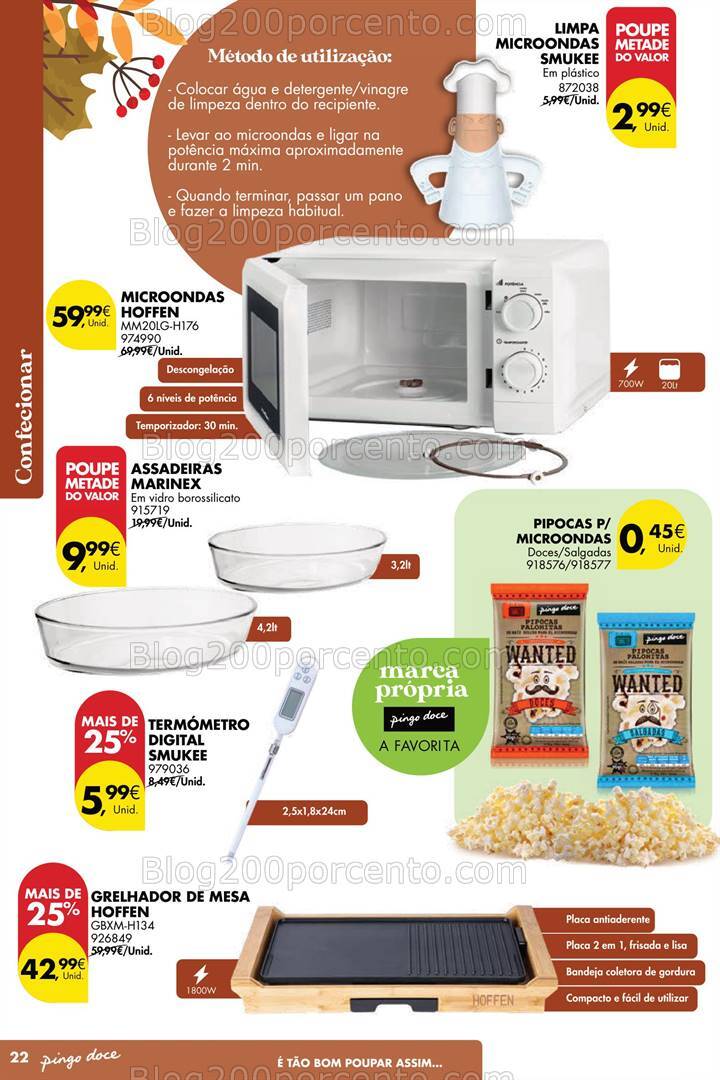 Antevisão Folheto PINGO DOCE Bazar Outono Promoções de 24 setembro a 21 outubro