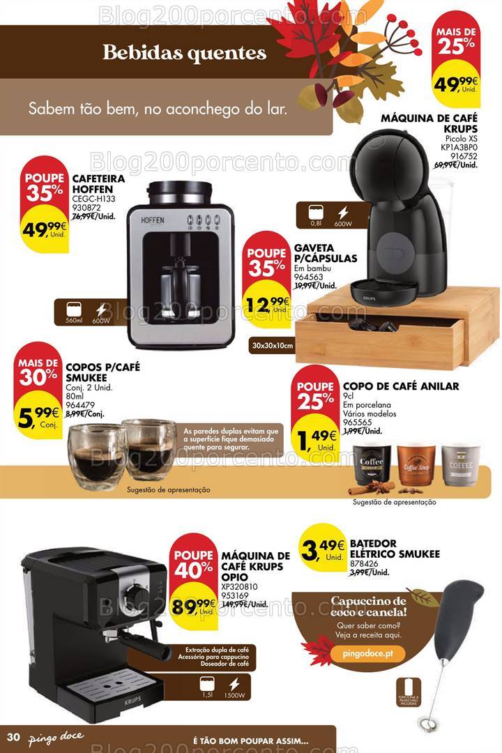 Antevisão Folheto PINGO DOCE Bazar Outono Promoções de 24 setembro a 21 outubro
