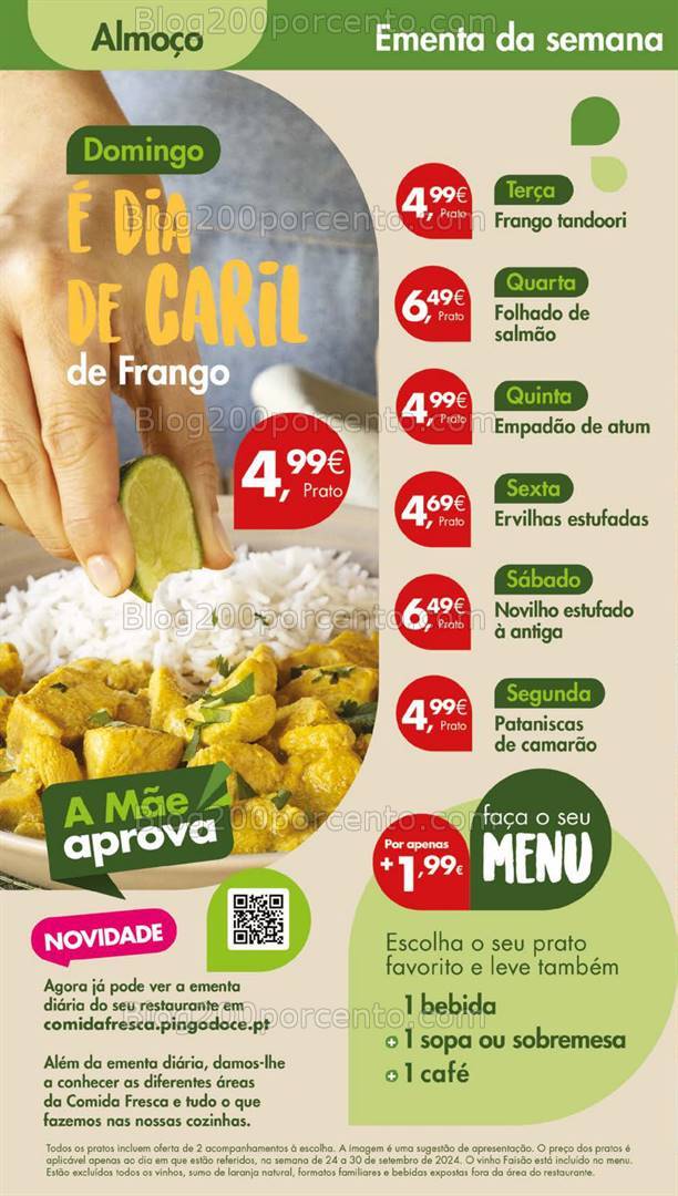 Antevisão Folheto PINGO DOCE Lojas Pequenas Promoções de 24 a 30 setembro