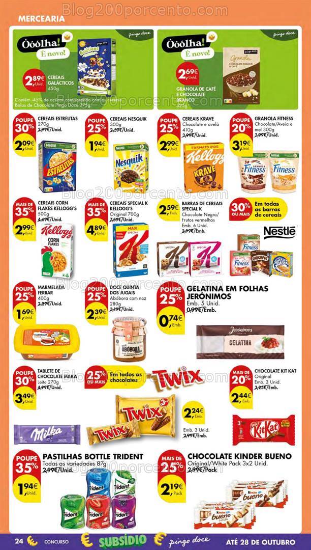 Antevisão Folheto PINGO DOCE Lojas Pequenas Promoções de 24 a 30 setembro