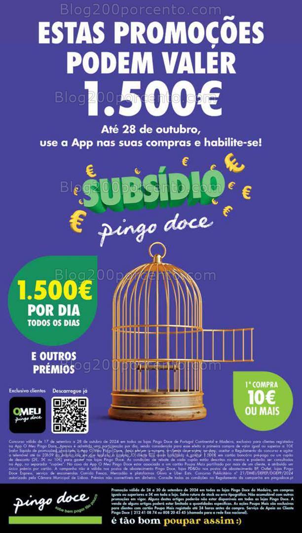 Antevisão Folheto PINGO DOCE Madeira Promoções de 24 a 30 setembro