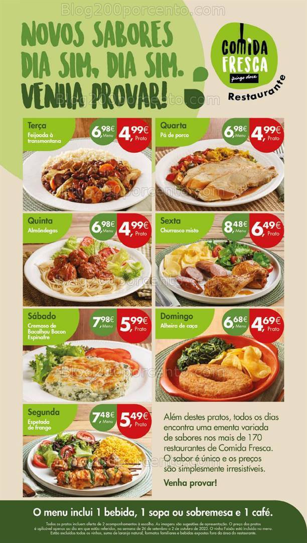 Antevisão Folheto PINGO DOCE Lojas Grandes Promoções de 26 setembro a 2 outubro