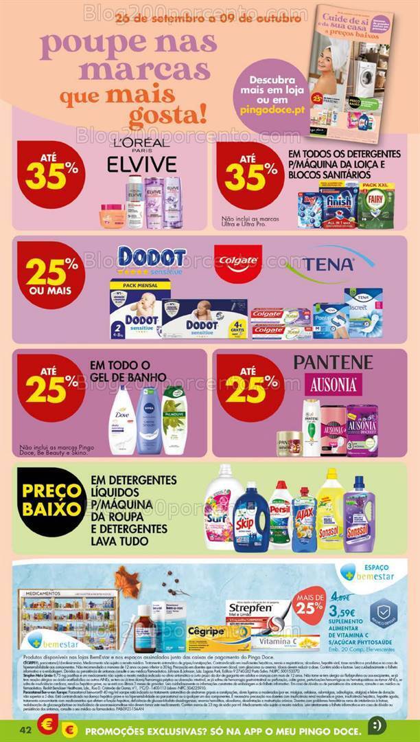 Antevisão Folheto PINGO DOCE Lojas Grandes Promoções de 26 setembro a 2 outubro