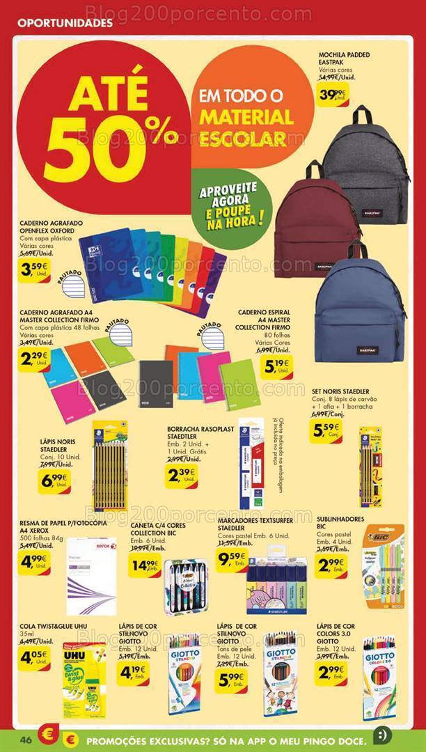 Antevisão Folheto PINGO DOCE Lojas Grandes Promoções de 26 setembro a 2 outubro