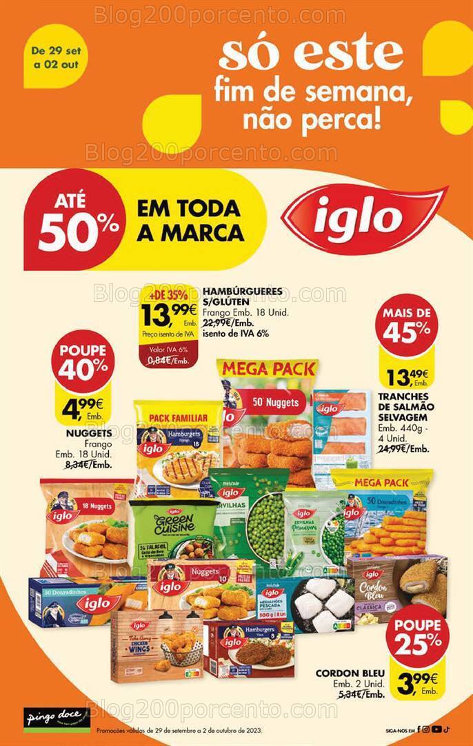 Antevisão Folheto PINGO DOCE Promoções Fim de Semana - 29 setembro a 2 outubro