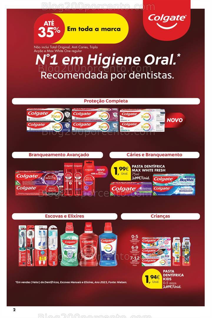 Antevisão Folheto PINGO DOCE Higiene Oral Promoções de 1 a 7 outubro