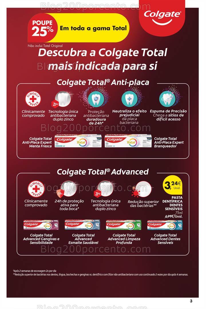 Antevisão Folheto PINGO DOCE Higiene Oral Promoções de 1 a 7 outubro