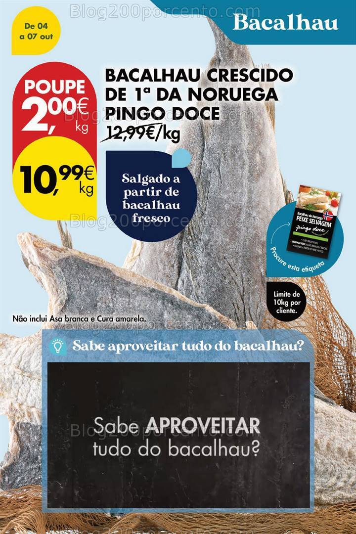Antevisão Folheto PINGO DOCE Promoções Fim de Semana - 5 a 6 outubro