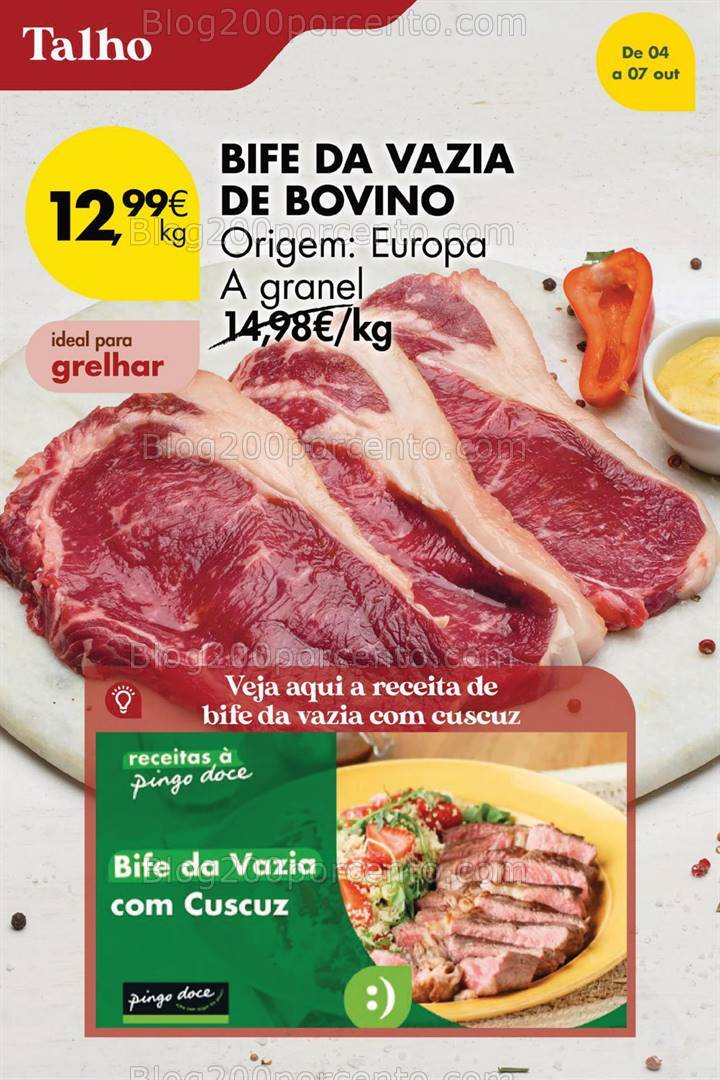 Antevisão Folheto PINGO DOCE Promoções Fim de Semana - 5 a 6 outubro