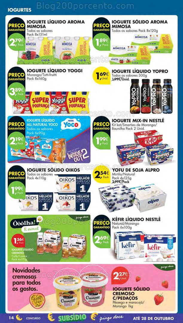 Antevisão Folheto PINGO DOCE Lojas Pequenas Promoções de 1 a 7 outubro