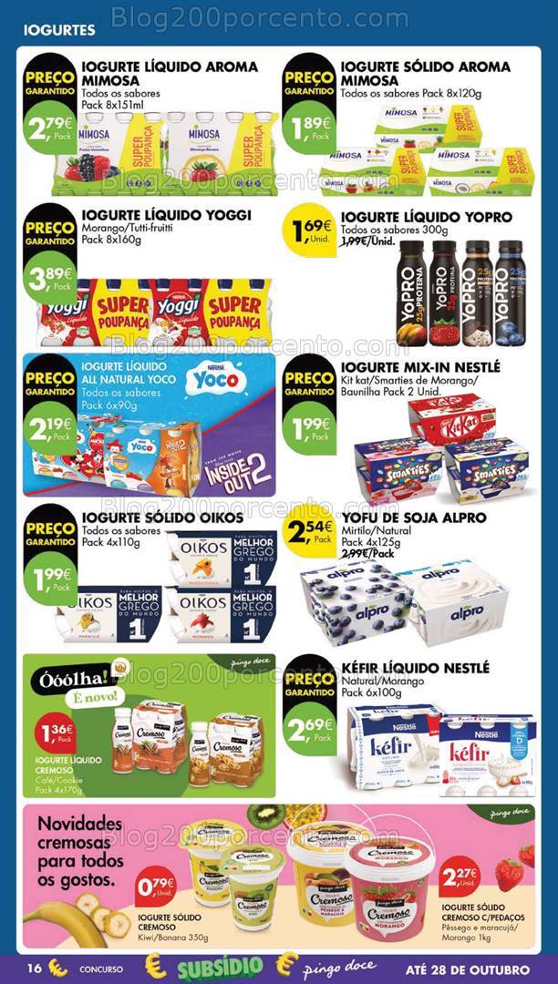 Antevisão Folheto PINGO DOCE Lojas Grandes Promoções de 1 a 7 outubro
