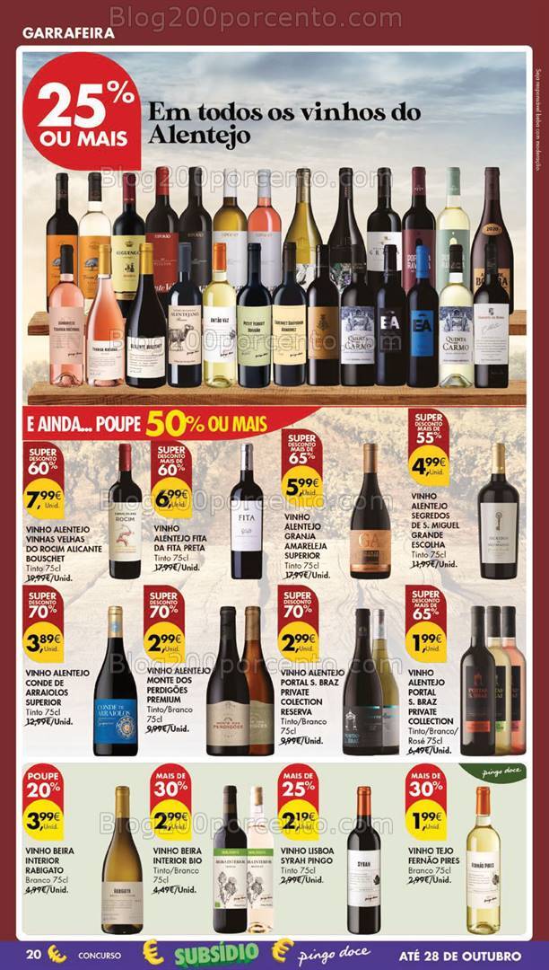 Antevisão Folheto PINGO DOCE Lojas Grandes Promoções de 1 a 7 outubro