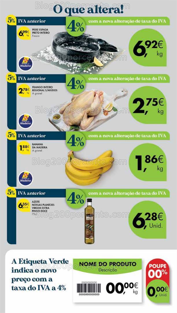 Antevisão Folheto PINGO DOCE Madeira Promoções de 1 a 7 outubro