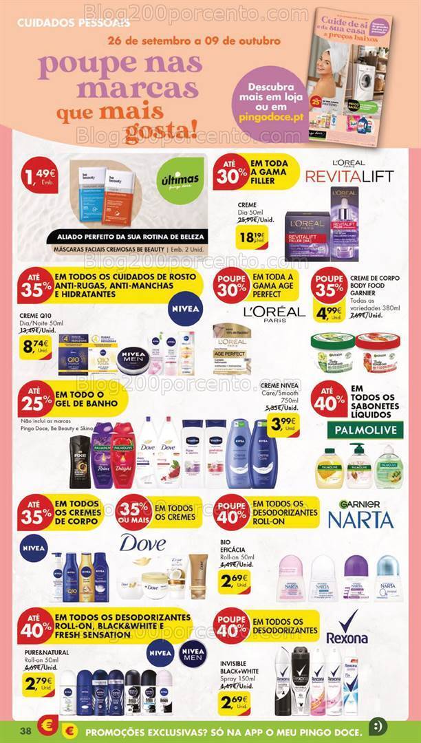 Antevisão Folheto PINGO DOCE Lojas Grandes Promoções de 3 a 9 outubro