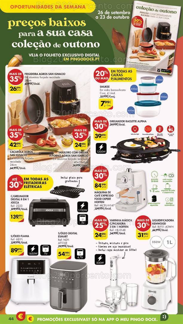 Antevisão Folheto PINGO DOCE Lojas Grandes Promoções de 3 a 9 outubro