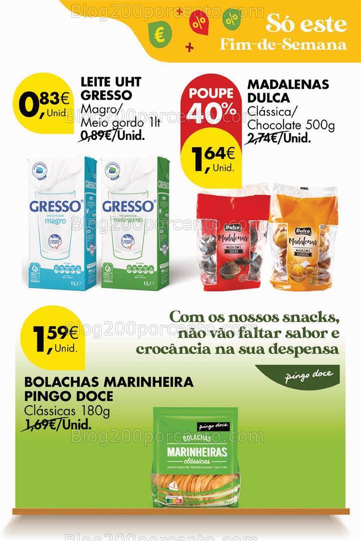 Antevisão Folheto PINGO DOCE Promoções Fim de Semana - 4 a 7 outubro