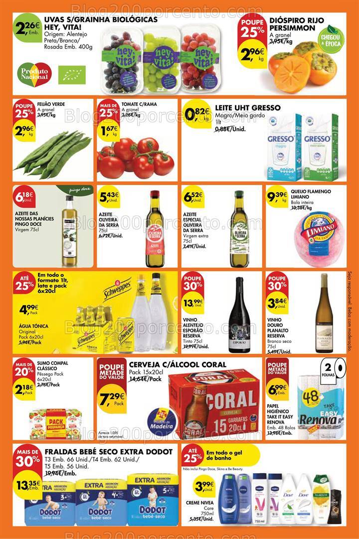 Antevisão Folheto PINGO DOCE Madeira Promoções Fim de Semana - 4 a 7 outubro