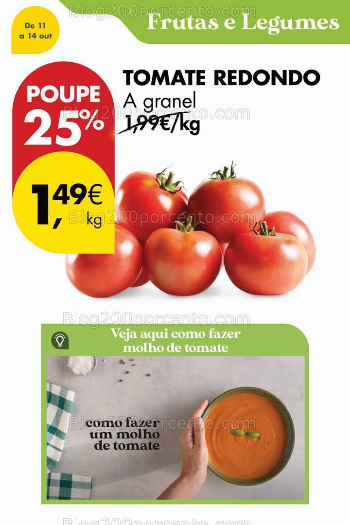 Antevisão Folheto PINGO DOCE Promoções Fim de Semana - 12 a 13 outubro