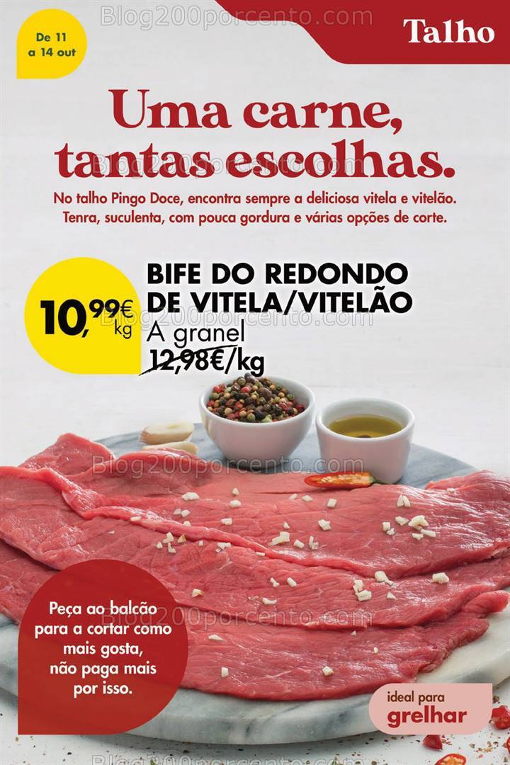 Antevisão Folheto PINGO DOCE Promoções Fim de Semana - 12 a 13 outubro