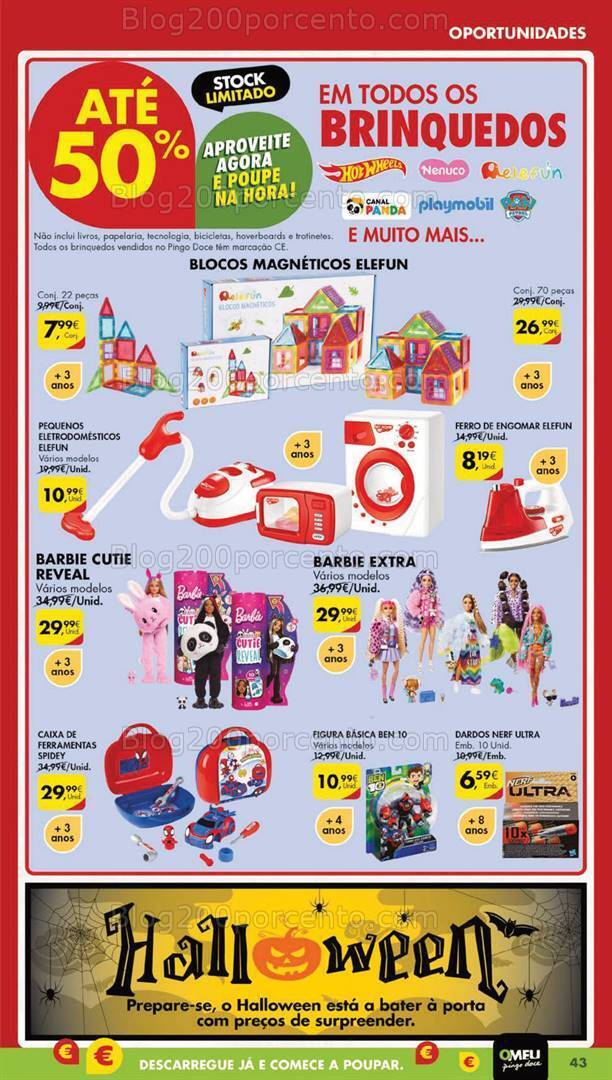 Antevisão Folheto PINGO DOCE Lojas Grandes Promoções de 10 a 16 outubro