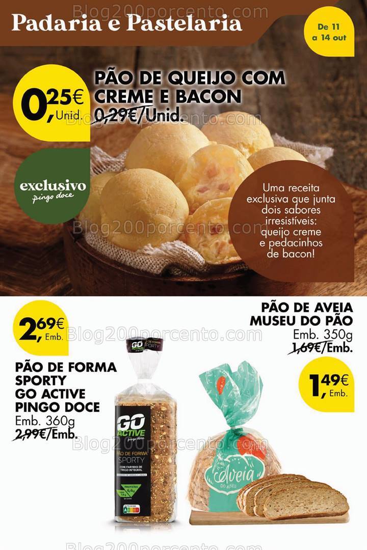 Antevisão Folheto PINGO DOCE Promoções Fim de Semana - 11 a 14 outubro