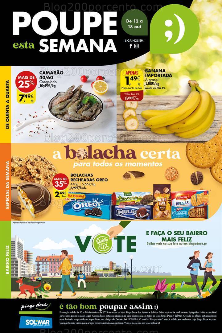 Antevisão Folheto PINGO DOCE Açores Promoções de 12 a 18 outubro
