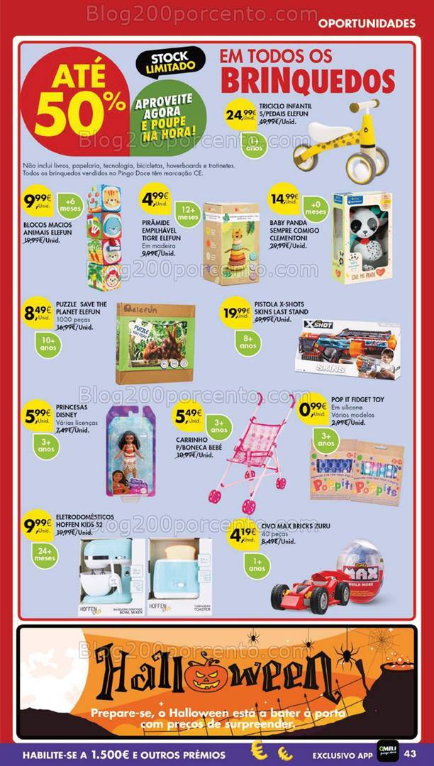 Antevisão Folheto PINGO DOCE Lojas Grandes Promoções de 8 a 14 outubro