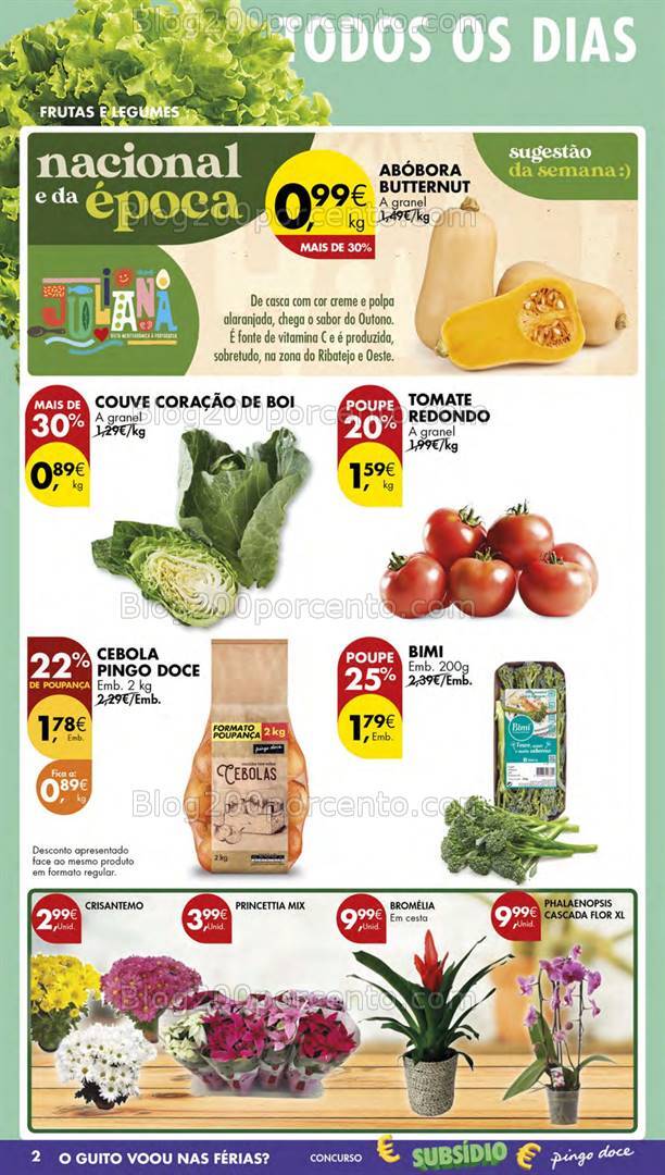 Antevisão Folheto PINGO DOCE Lojas Pequenas Promoções de 8 a 14 outubro