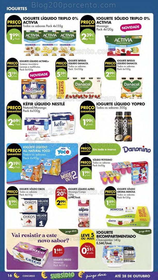 Antevisão Folheto PINGO DOCE Lojas Pequenas Promoções de 8 a 14 outubro