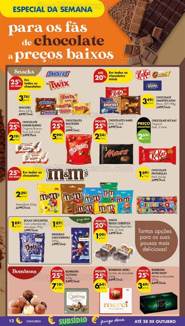 Antevisão Folheto PINGO DOCE Lojas Grandes Promoções de 15 a 21 outubro