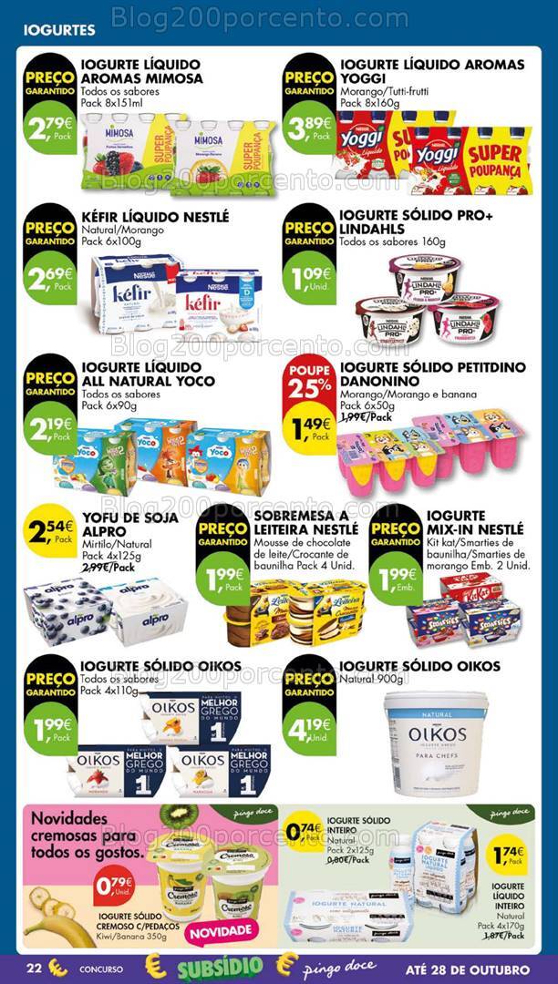 Antevisão Folheto PINGO DOCE Lojas Grandes Promoções de 15 a 21 outubro