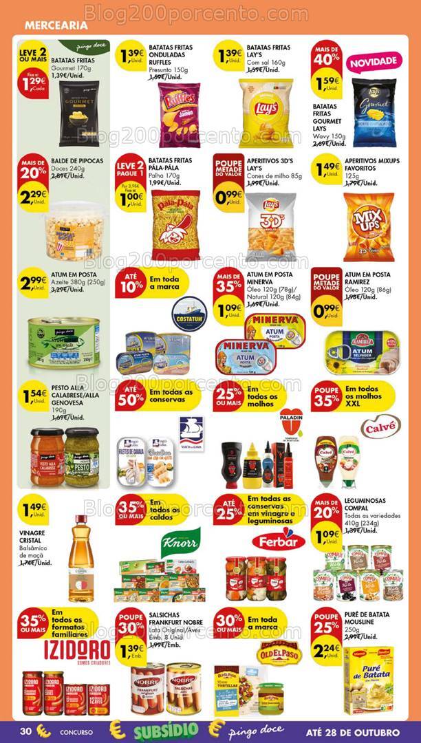 Antevisão Folheto PINGO DOCE Lojas Grandes Promoções de 15 a 21 outubro