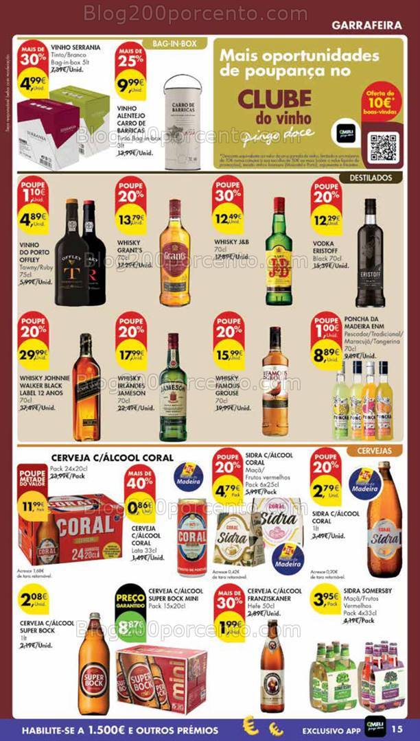 Antevisão Folheto PINGO DOCE Madeira Promoções de 15 a 21 outubro
